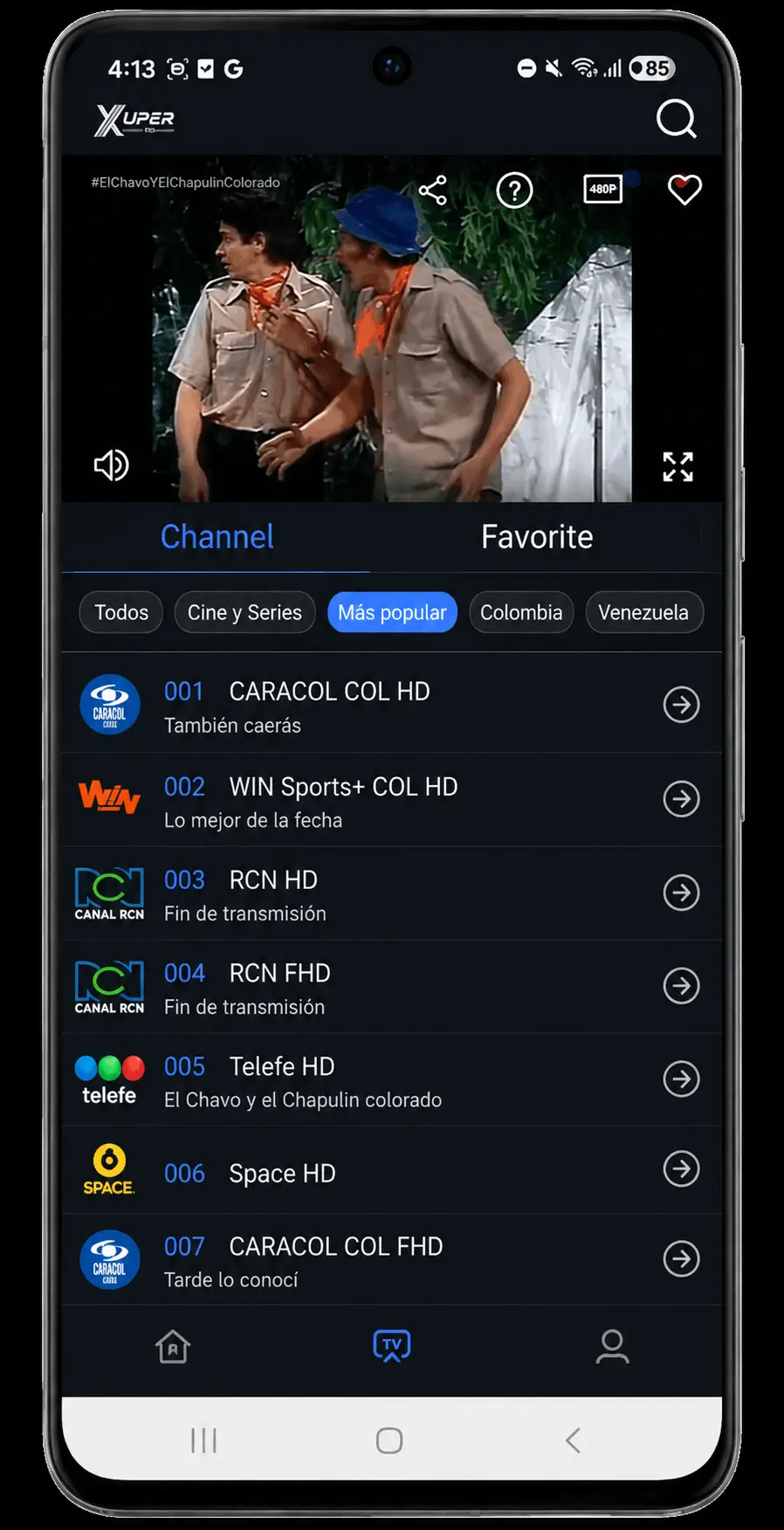 App screenshot